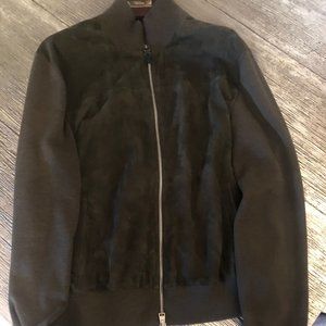 Tom Ford Suede/Wool Green Jacket 58 EU